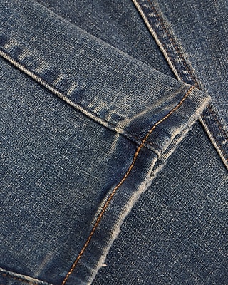 Barrel Dark Wash Stretch Jeans