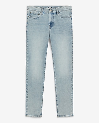 Skinny Light Wash Stretch Jeans