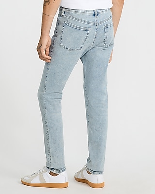 Skinny Light Wash Stretch Jeans
