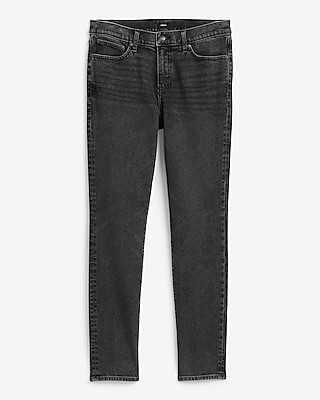 Skinny Washed Black Stretch Jeans