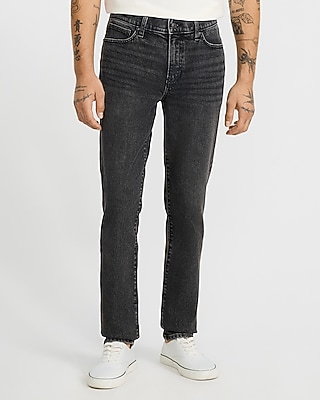 Skinny Washed Black Stretch Jeans