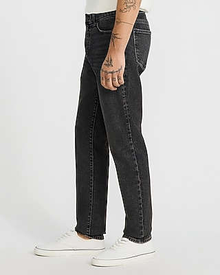 Skinny Washed Black Stretch Jeans