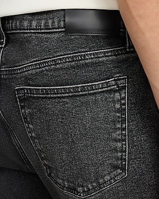 Skinny Washed Black Stretch Jeans