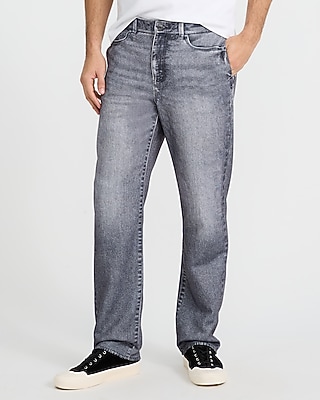 Straight Black Wash Flex Fleece Jeans