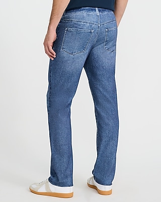 Straight Dark Wash Flex Fleece Jeans