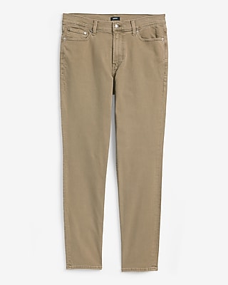 Slim Khaki Stretch Jeans