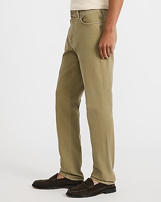 Slim Khaki Stretch Jeans