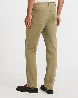 Slim Khaki Stretch Jeans