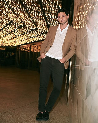 Slim Dark Brown 5 Pocket Express Traveler Pant
