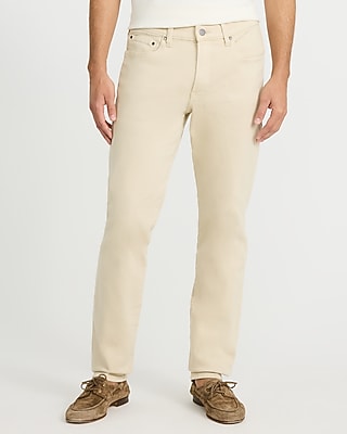 Slim Beige 5 Pocket Express Traveler Pant