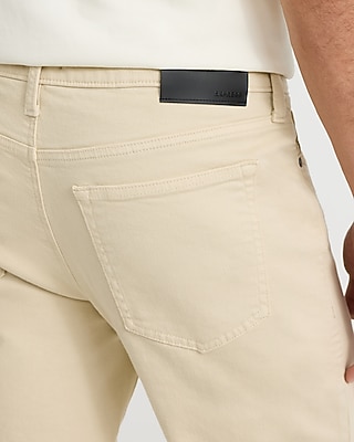 Slim Beige 5 Pocket Express Traveler Pant