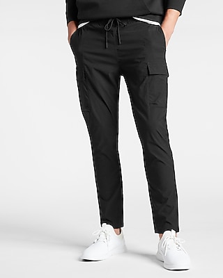 Solid Drawstring Cargo Pant