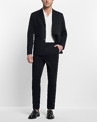 Athletic Slim Pleated Hyper Stretch Modern Chino