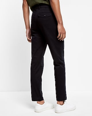 Athletic Slim Pleated Hyper Stretch Modern Chino