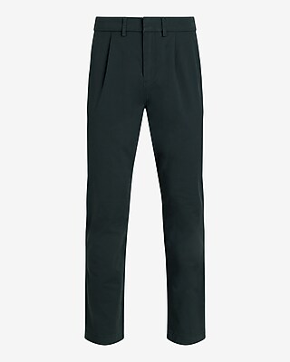 Athletic Slim Pleated Hyper Stretch Modern Chino