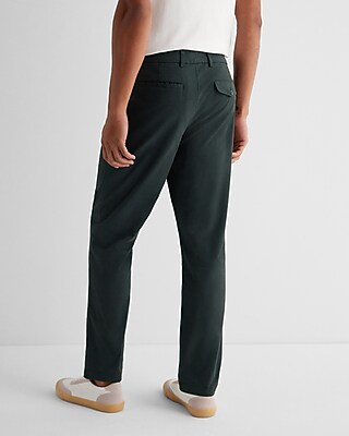 Athletic Slim Pleated Hyper Stretch Modern Chino