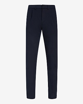 Athletic Slim Pleated Hyper Stretch Modern Chino