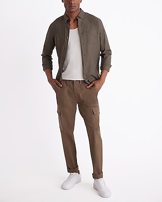 Cotton-Blend Cargo Pant