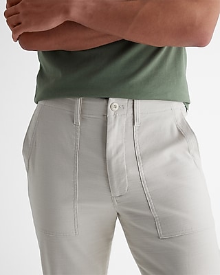 Cotton Stretch Utility Pant