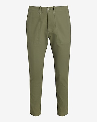 Green Extended Pocket Utility Pant