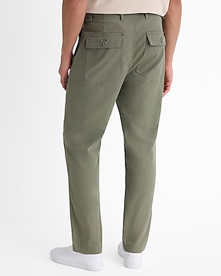 Green Extended Pocket Utility Pant