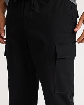 Drawstring Elastic Waist Cargo Pant