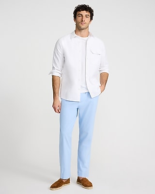 Cotton Stretch Drawstring Elastic Waist Pant