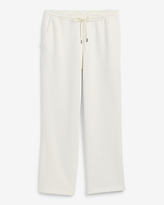 Wide Leg Drawstring Fleece Jogger