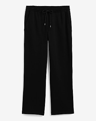 Wide Leg Drawstring Fleece Jogger