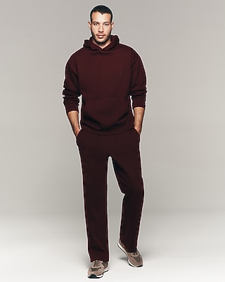 Wide Leg Drawstring Fleece Jogger