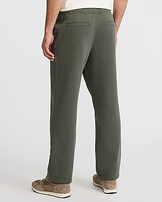 Wide Leg Drawstring Fleece Jogger