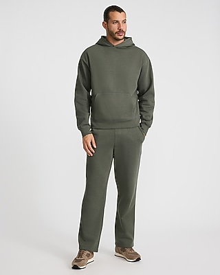 Wide Leg Drawstring Fleece Jogger