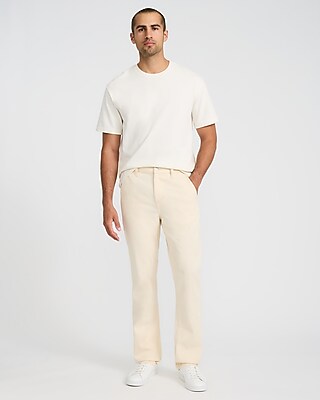 Straight Natural Cotton Pant