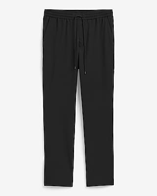 Slim Drawstring Elastic Waist Everyday Performance Pant