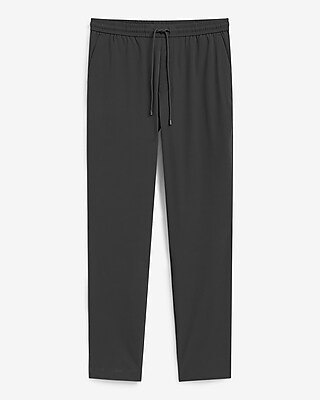 Slim Drawstring Elastic Waist Everyday Performance Pant