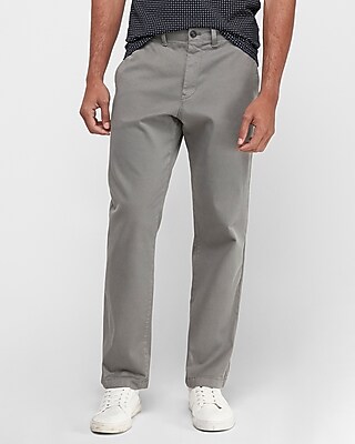 slim garment dyed stretch chino