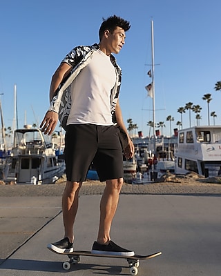 express jean shorts mens