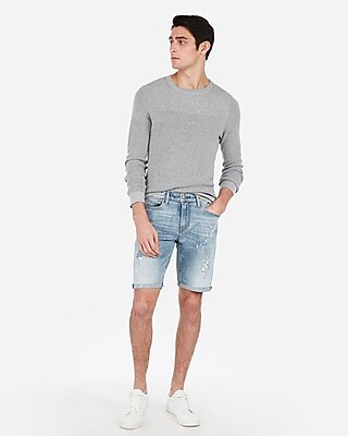 express mens jean shorts