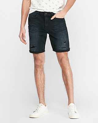 express jean shorts mens