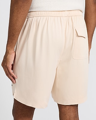 Palmera Resort Drawstring Elastic Waist Shorts
