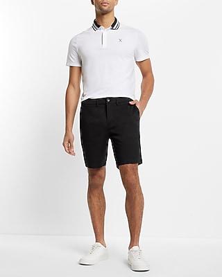 Solid 8" Hyper Stretch Chino Shorts 