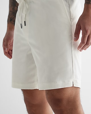Solid 7" Hyper Stretch Elastic Waist Shorts