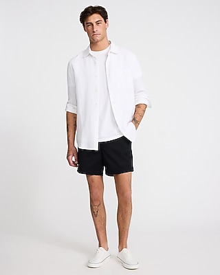 6" Comfort Waist Hyper Stretch Slim Chino Shorts