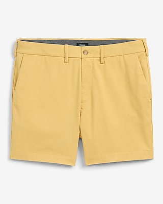 6" Comfort Waist Hyper Stretch Chino Shorts
