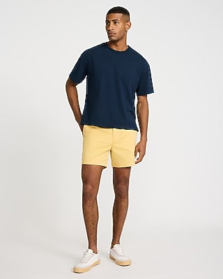 6" Comfort Waist Hyper Stretch Chino Shorts