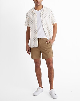 6" Comfort Waist Hyper Stretch Chino Shorts