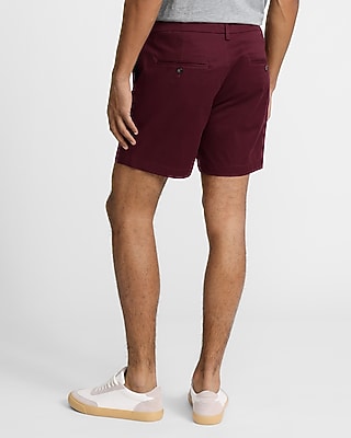 6" Comfort Waist Hyper Stretch Slim Chino Shorts