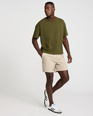 6" Comfort Waist Hyper Stretch Chino Shorts