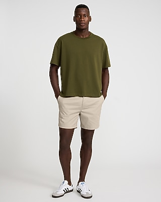 6" Comfort Waist Hyper Stretch Chino Shorts