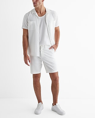 8" Comfort Waist Hyper Stretch Chino Shorts
